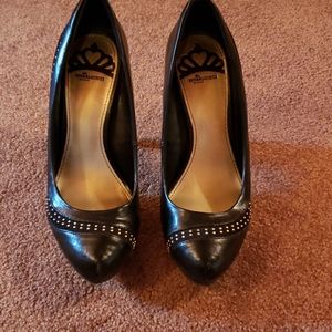 Black Fergalicious Heels